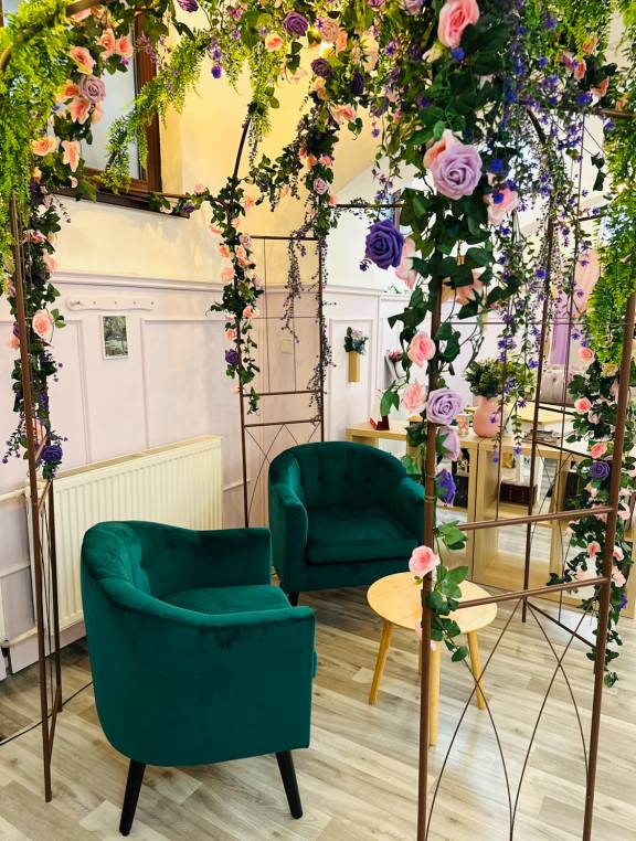 Nabídka a interiér v Cafe Seoul