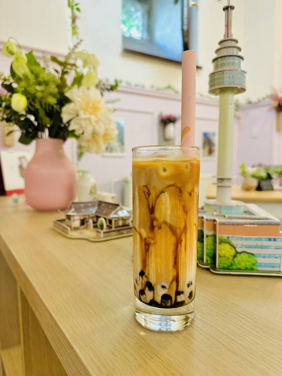 Nabídka a interiér v Cafe Seoul