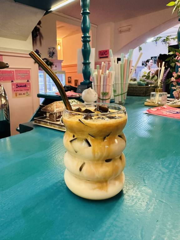 Nabídka a interiér v Cafe Seoul