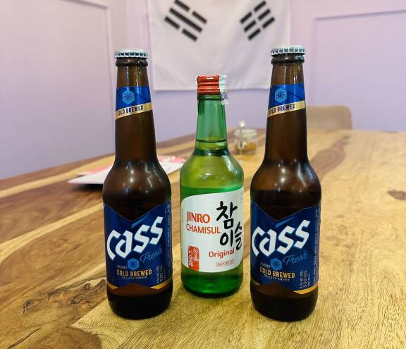 Nabídka a interiér v Cafe Seoul