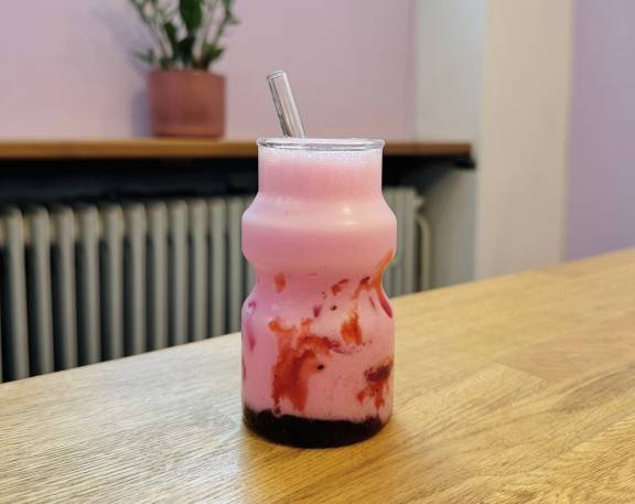Nabídka a interiér v Cafe Seoul