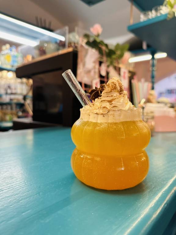 Nabídka a interiér v Cafe Seoul